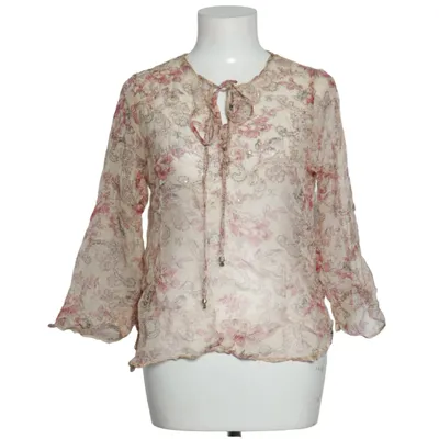 Bluse (Beige, Rød) fra Sienna Viscose