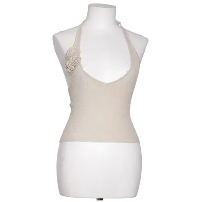 Halternecktopp (Beige) från White Fox Nylon, Polyester, Viskos
