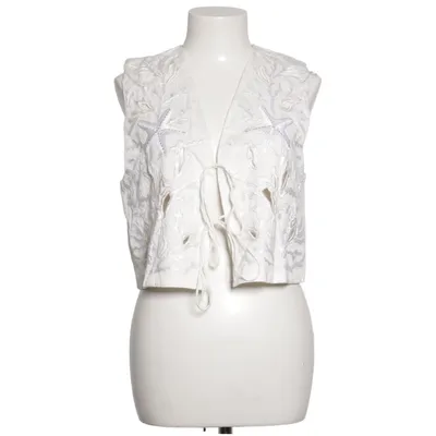 Gilet (Blanc) de Leslie Amon Coton