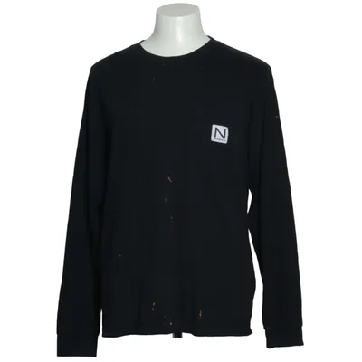 Long sleeve T-shirt (Black) from New Black Cotton