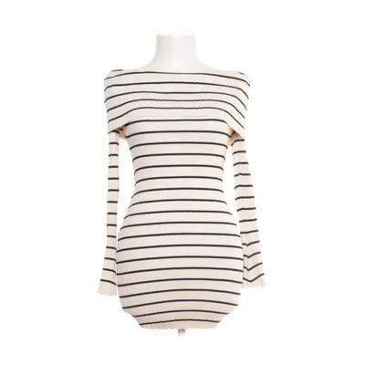 Kjole (Beige, Sort) fra Meshki Nylon, Viscose