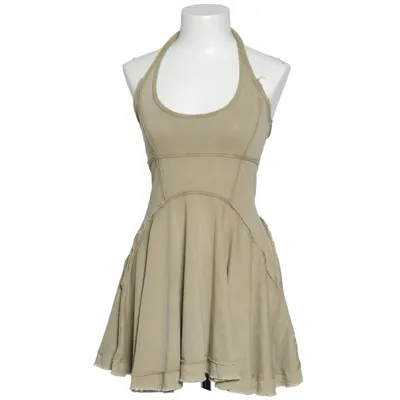 Halterneck-kjole (Beige) fra Zara Bomuld