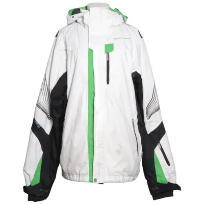 Skidjacka (Vit, Svart, Grön) från Catmandoo Polyester