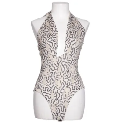 Baddräkt (Beige, Flerfärgad) från H&M Polyester, Elastan