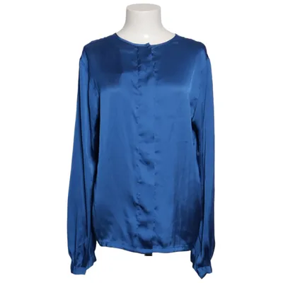 Blouse (Blauw) van Velour Polyester