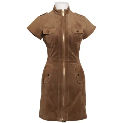 Leren jurk (DRESS003) van Goosecraft Leer, Polyester
