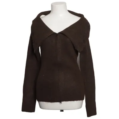 Fleecetrøje (Embroidery Detail Knitted Cardigan) fra NA-KD Akryl, Elastan, Polyester, Uld