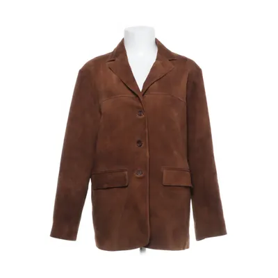 Leather blazer (Brown) from NothingWritten