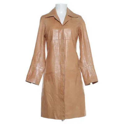 Leren jas (Beige) van Hennes Collection Leer