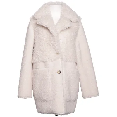 Pälsjacka (Beige, Vit) från Beaumont