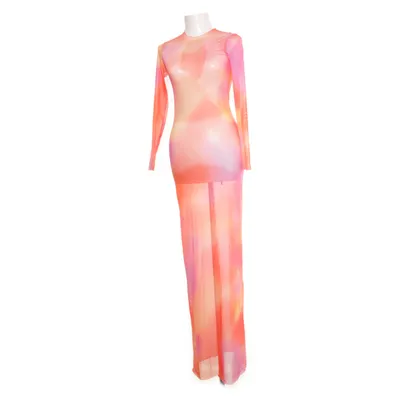 Maxikjole (Orange, Pink) fra Milkwhite Polyester