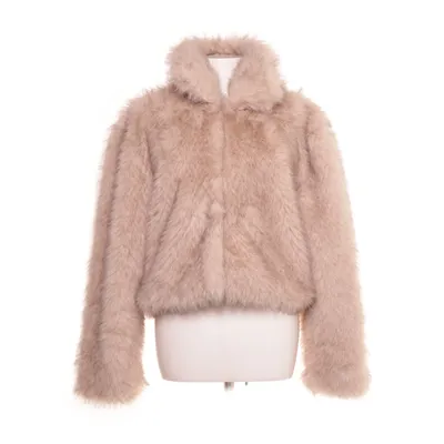 Vinterjakke (Beige) fra Divided by H&M Polyester, Viscose