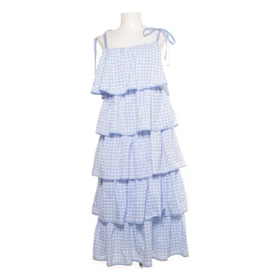 Maxikjole (Tie Shoulder Flounce Detail Maxi Dress) fra NA-KD Bomuld, Polyester