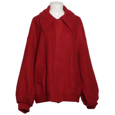 Jacka (Röd) från NA-KD Polyester, Ull