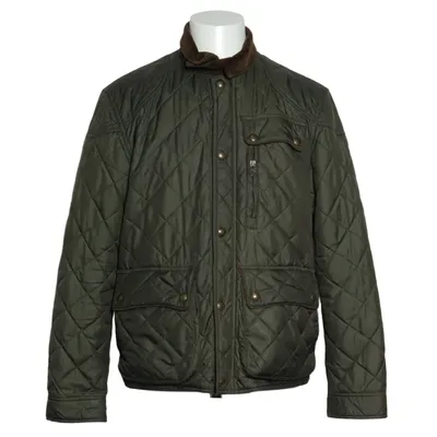 Jacke (Grün) von Polo Ralph Lauren Baumwolle, Leder, Polyamid, Polyester