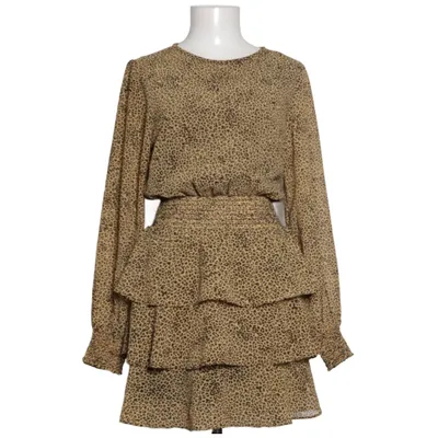 Klänning (Beige, Svart) från Gina Tricot Polyester