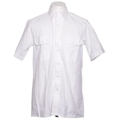 Short sleeve shirt (White) Cotton, Polyester