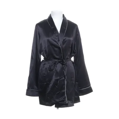 Dressing gown (Black) from Boohoo Polyester, Viscose