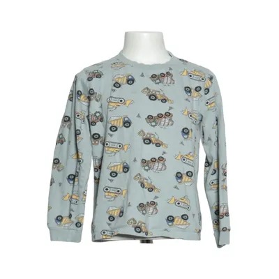 Långärmad t-shirt (Blå, Flerfärgad)