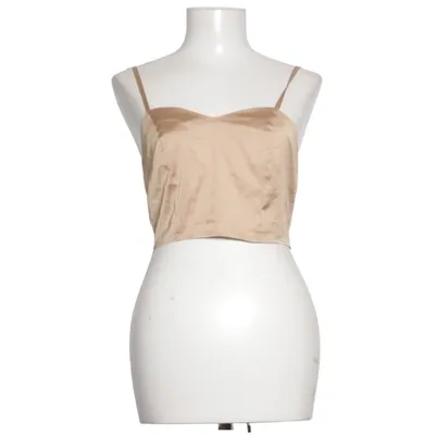 Crop top (Beige) from NA-KD Acetate, Polyester