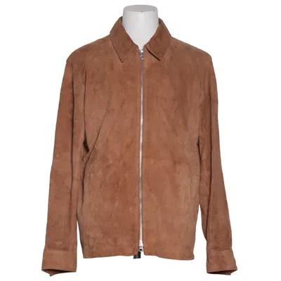 Läderjacka (JONAH ZIP-FLAT SUEDE) från J.Lindeberg Mocka