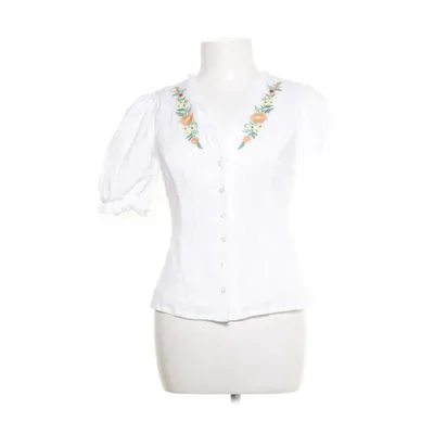 Top (Embroidery Detail Buttoned Top) fra NA-KD Bomuld, Linned