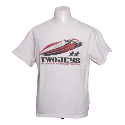 T-shirt (Vit, Röd, Svart) från Two Jeys Bomull