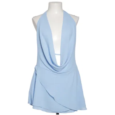 Halterneckklänning (Blå) från Shein Polyester