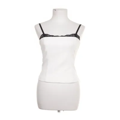 Tank Top (White) from Zara Elastane, Polyester