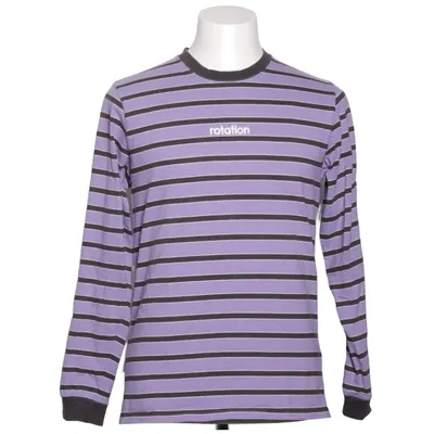 Långärmad t-shirt (Lila, Svart) från Rotation Bomull