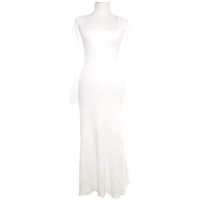 Långklänning (Vit) från Nomino Tencel, Viskos