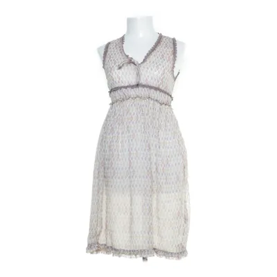 Dress (Beige, Multicolored) from Uttam London Polyester