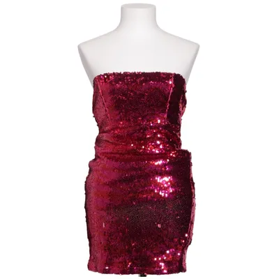 Cocktailklänning (Röd, Flerfärgad) från Zara Polyester