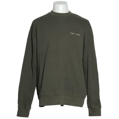 Sweatshirt (Grøn) fra Samsøe & Samsøe Elastan, Økologisk bomuld