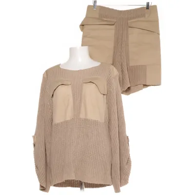 Sæt (Beige) fra By Malene Birger Bomuld, Linned, Polyamid