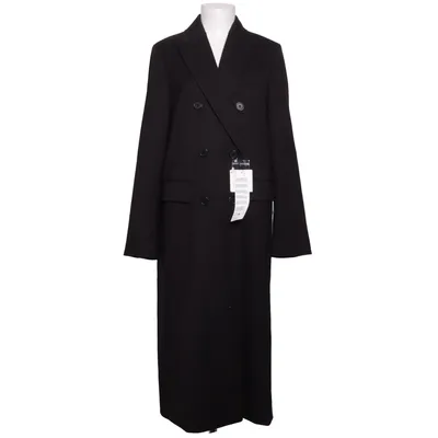 Frakke (Sort) fra Uniqlo Bomuld, Elastan, Polyester, Viscose, Uld