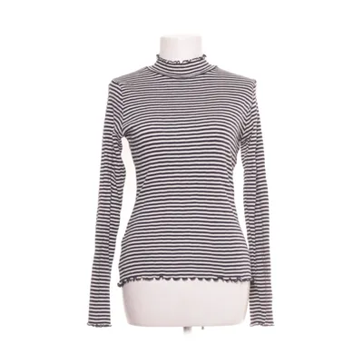 Turtleneck (Blå, Hvid) fra Basic Apparel Økologisk bomuld