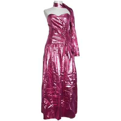 Aftenkjole (Pink) Acetat, Metallfiber, Polyamid