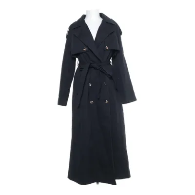 Trenchcoat (Sort) fra PrettyLittleThing Bomuld, Polyester