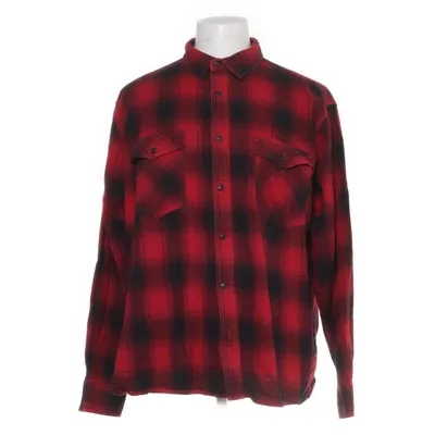 Flanellskjorta (Röd, Svart) från Bluewear Bomull