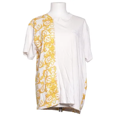 T-shirt (Vit, Gul, Flerfärgad) från Versace Jeans Couture Bomull, Elastan