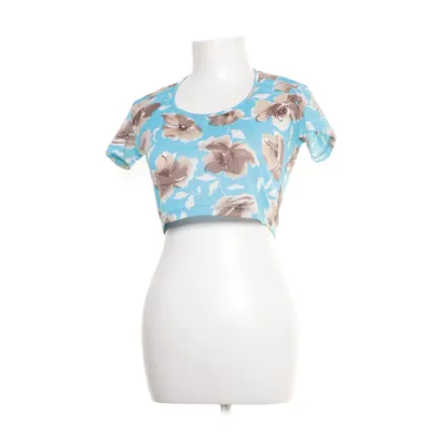 Crop top (Blå, Flerfarvet)