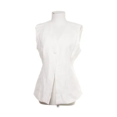 Väst (Tail White Premium Linen Button Waistcoat) från PrettyLittleThing Tall Bomull, Lyocell, Polyester