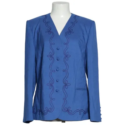 Blazer (Blue) from Weinberg Polyester, Wool