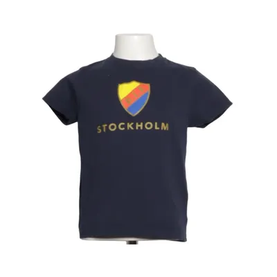 T-shirt (Blå, Flerfärgad) från D.I.F. Ekologisk bomull