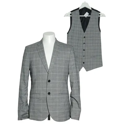 Kostym (Grå) Polyester