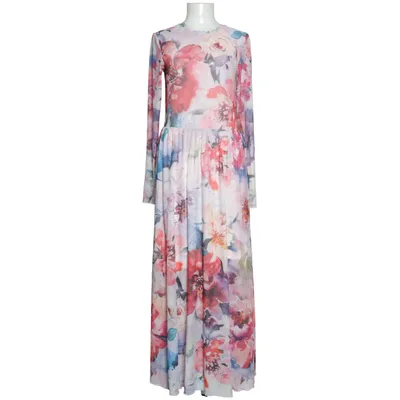 Maxi dress (Blue, Green, Pink, Purple) from Moves Elastane, Polyester, Viscose