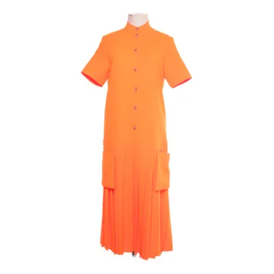 Långklänning (Orange) från Victoria Beckham Polyester, Silke