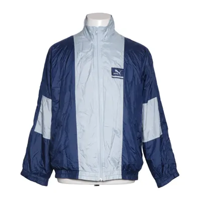 Träningsjacka (Blå, Vit) från Puma Bomull, Polyamid, Polyester