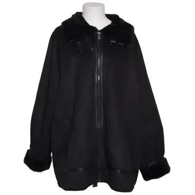 Shearlingjacka (Svart) från Selection by Ulla Popken